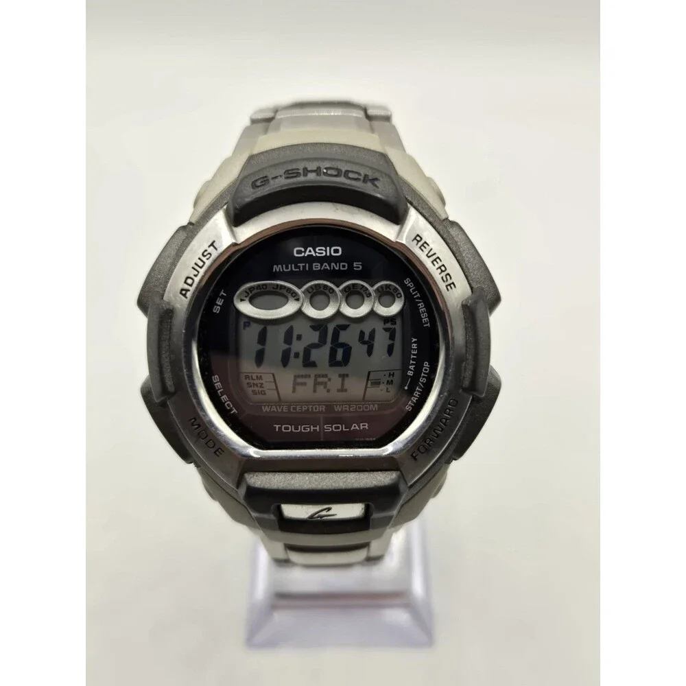 CASIO G-SHOCK GW-810D  MULTI-BAND 5 SOLAR TOUGH STAINLESS MEN'S WATCH. Excl. Con